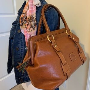 Dooney & Bourke Tan Satchel Purse